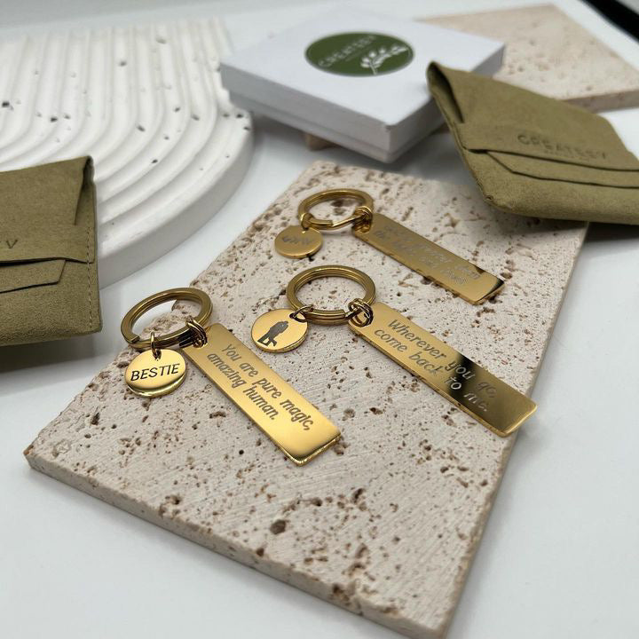 Prom Keychain Example PROMO (3 for 1000 customizable keychains) – CreaTEEv