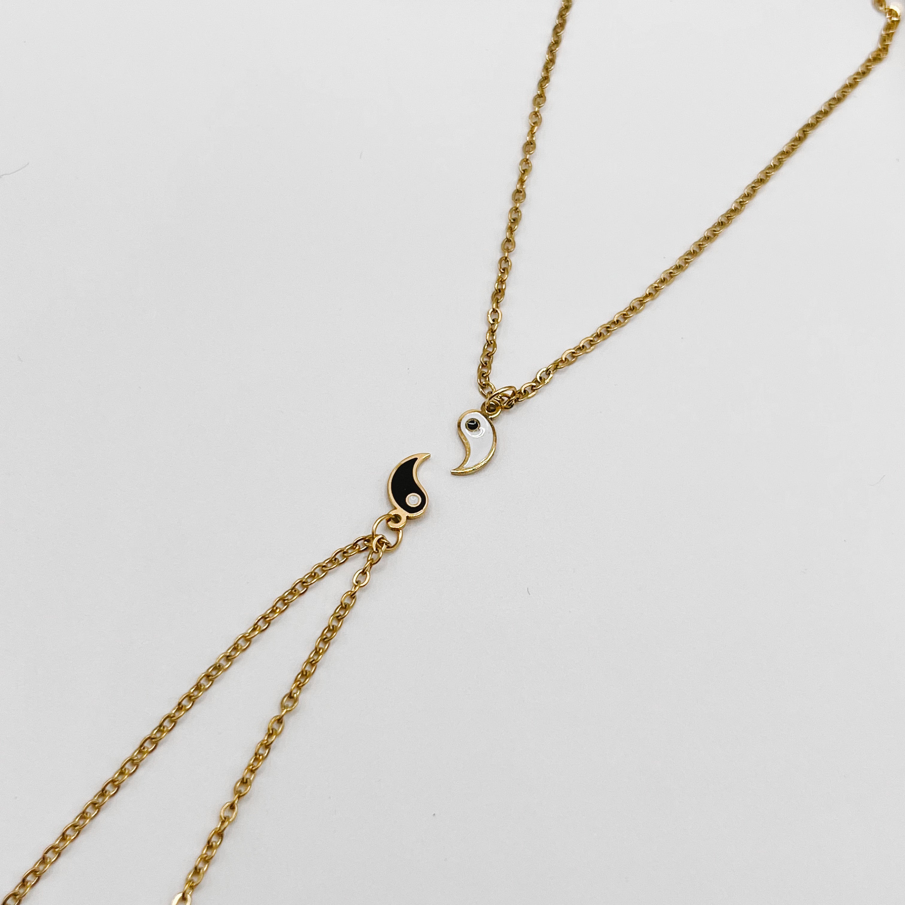 18K Gold Filled Yin Yang Necklace