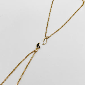 18K Gold Filled Yin Yang Necklace