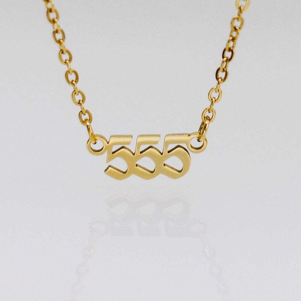 18K Gold Filled Angel Number Necklace