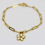 18K Gold Filled Daisy Bracelet