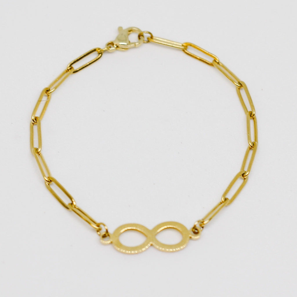 18K Gold Filled Infinity Bracelet