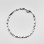 Cuban Curb Bracelet - Stainless Steel (Silver edition)