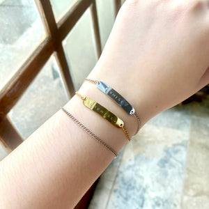 Stainless Steel Bar Bracelet