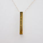 Stainless Steel Bar Necklace