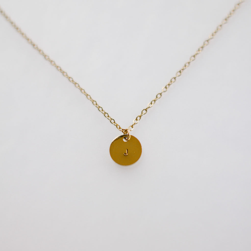 Stainless Steel Initial Necklaces